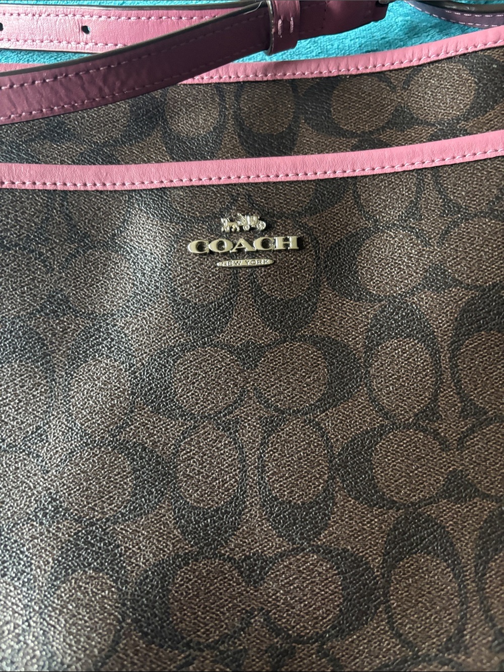 Coach Signature File Crossbody Bag - Picture 2 of 12